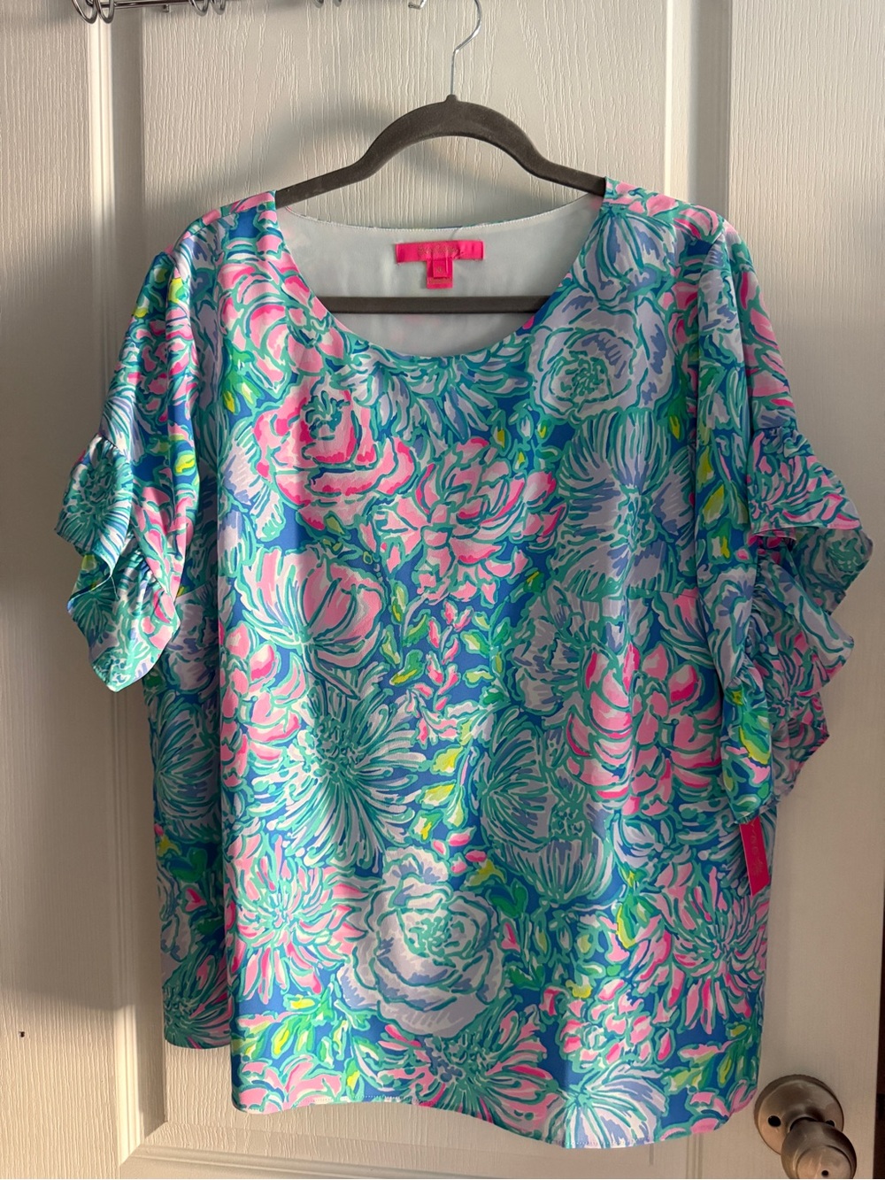 Lilly Pulitzer Darlah Blouse, XL